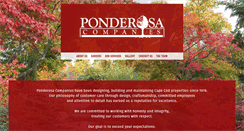 Desktop Screenshot of ponderosacapecod.com